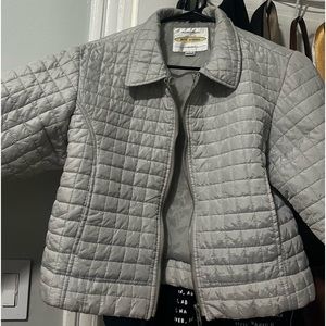 Crop puffer jacket